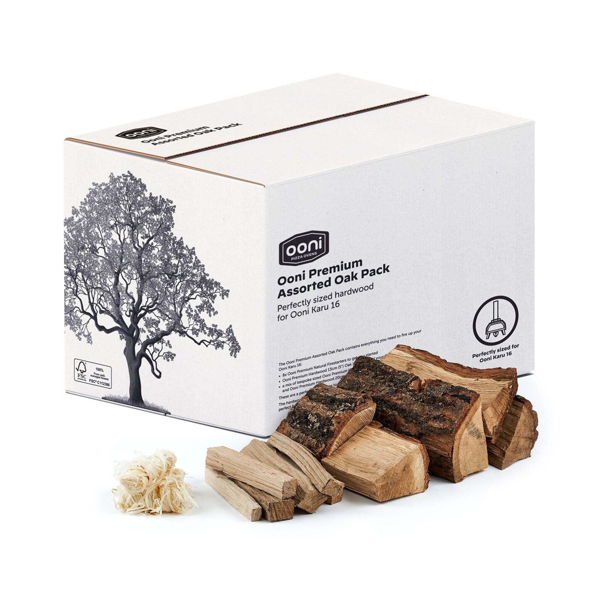 Ooni Premium Assorted Oak Packung für Ooni Karu 16 und Ooni Karu 2 Pro