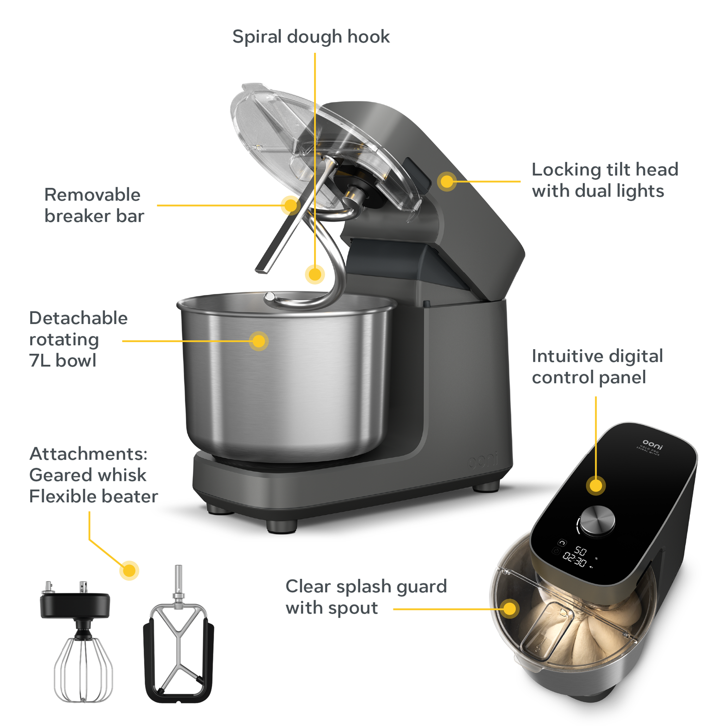 Ooni Halo Pro Dough Ball Maker Set (Deutsche Ausgabe)
