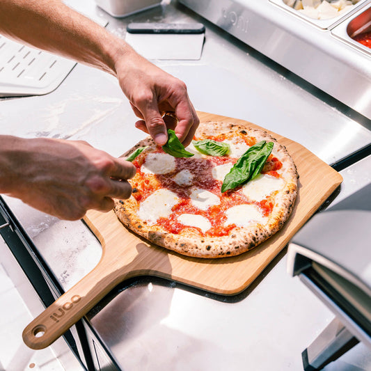 Ooni Bamboo Pizza Peel & Servierbrett
