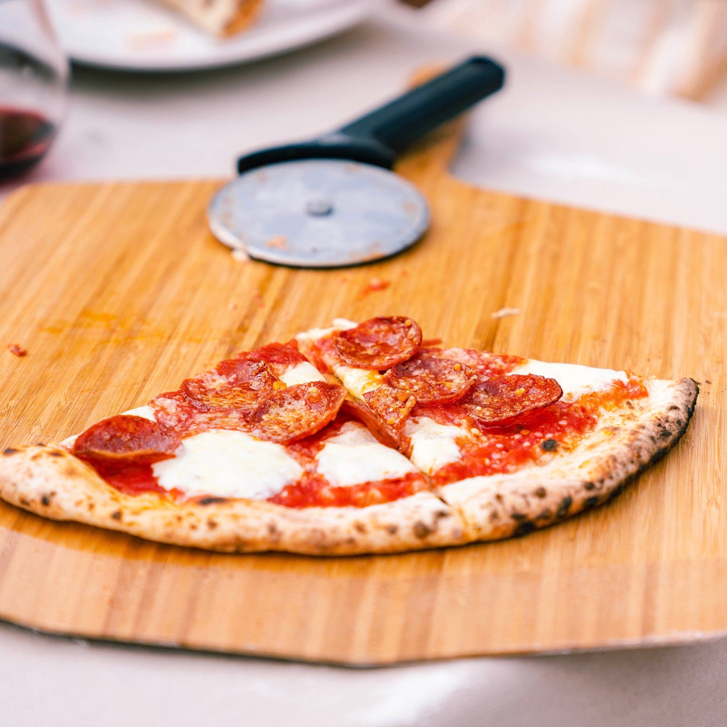 Ooni Bamboo Pizza Peel & Servierbrett