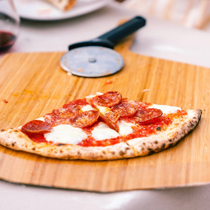 Ooni Bamboo Pizza Peel & Servierbrett