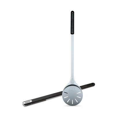 Ooni Pizza Oven Brush und Dreh Peel Set