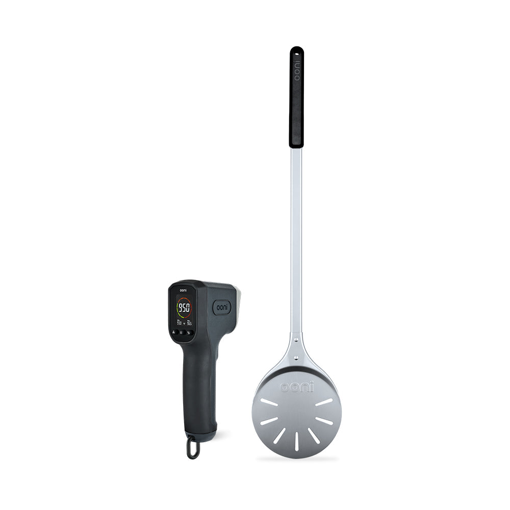Ooni Turning Peel & Infrarot-Thermometer-Set