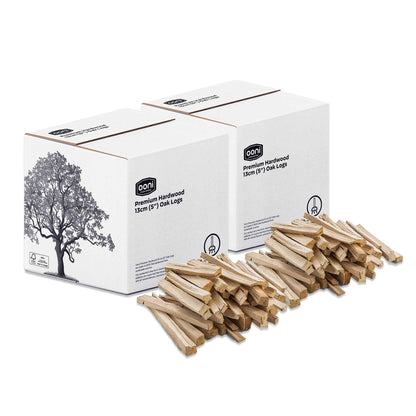 Ooni Premium Hardwood 5' Oak Logs für Ooni Karu 12 und Karu 2 (2 Packung)